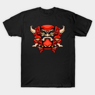 Daruma And Oni Mask T-Shirt